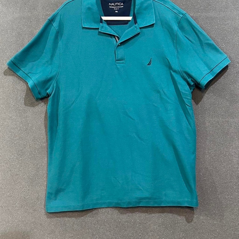 Nautica green Performance Deck polo shirt Size XXL